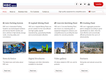 Tablet Screenshot of hbc-enc.com